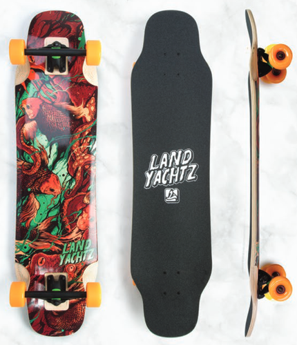 LANDYACHTZ FIBREGLASS TOMAHAWK デッキ Landyachtz Tomahawk Longboard, Deck and Complete