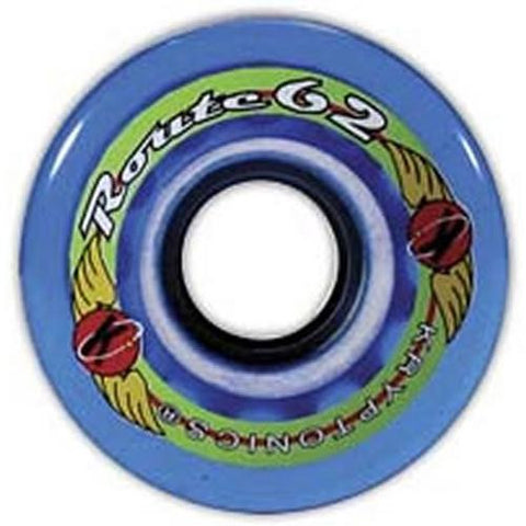 Kryptonics Wheels:  Route 62 62mm Blue Wheels- Edge Boardshop