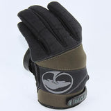 Arbor Slide Gloves: Signature Black Brown Slide Gloves & Pucks- Edge Boardshop