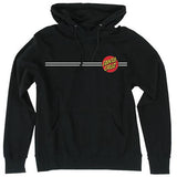 Santa Cruz Sweatshirt: Classic Dot Hoody Black Sweatshirts- Edge Boardshop