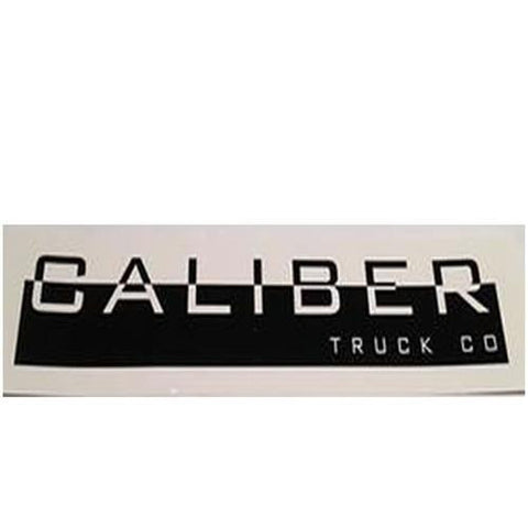 Caliber Sticker: Logo Sticker 8" Stickers- Edge Boardshop