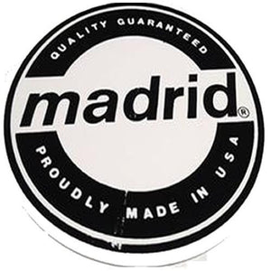 Madrid Sticker: Circle Logo Large 6" Stickers- Edge Boardshop