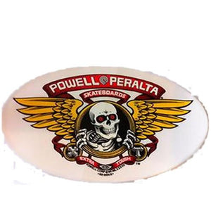 Powell Skateboard Sticker: Powell Ripper Wings Logo 8" Stickers- Edge Boardshop