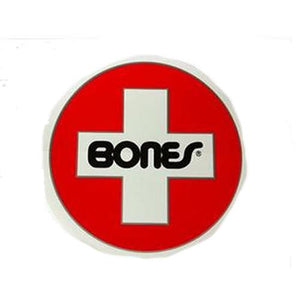 Bones Sticker: Swiss Circle 3" Stickers- Edge Boardshop