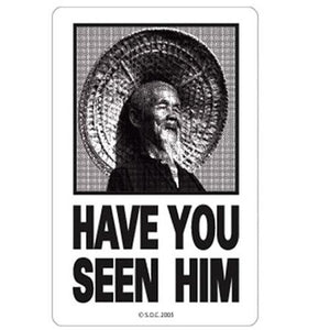 Powell Skateboard Sticker: Have You Seen Him Stickers- Edge Boardshop