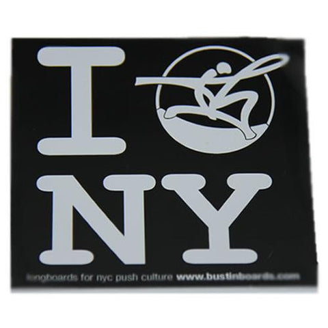 Bustin Sticker: Bustin New York Stickers- Edge Boardshop