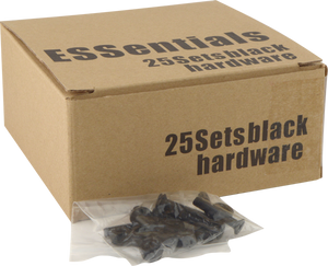 ESSENTIALS (25/PK) BLACK 1" HARDWARE ppp