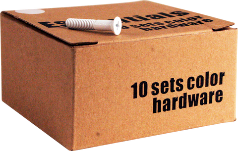 ESSENTIALS 10/PK WHITE 1" HARDWARE ppp