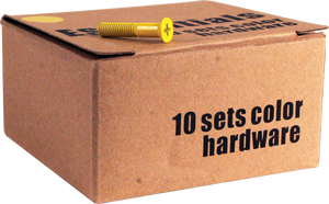 ESSENTIALS 10/PK YELLOW 1" HARDWARE ppp