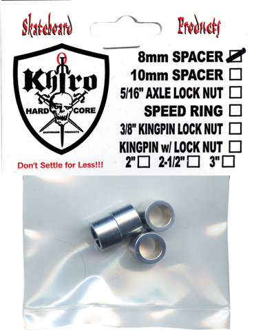 KHIRO BEARING SPACER 8mmDIAx10mmWTH (STD.)4pcs