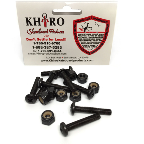 KHIRO PANHEAD HARDWARE 2-1/2" PHILLIPS single set Hardware- Edge Boardshop