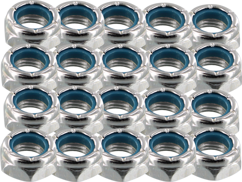 MODUS 20/PACK KINGPIN NUTS SILVER