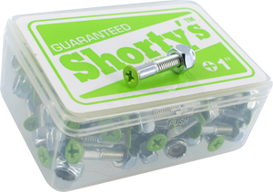 SHORTY'S 1" GREEN 65/SET PHILIPS HARDWARE