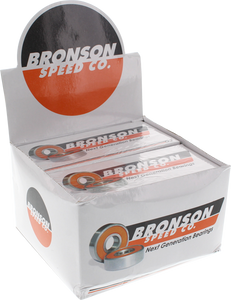 BRONSON G2 BEARINGS 10/PK BOX w/spacers+washers