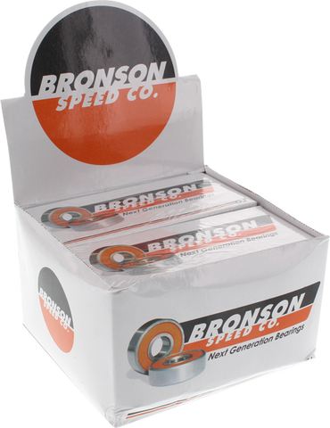 BRONSON G2 BEARINGS 10/PK BOX w/spacers+washers