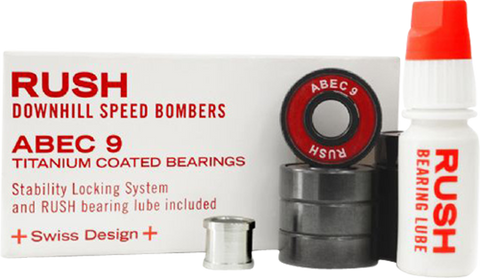 RUSH DOWNHILL SPEED BOMBERS ABEC 9 BEARINGS