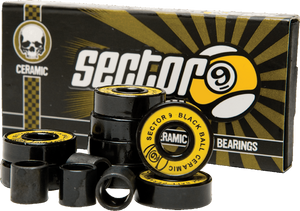 SECTOR 9 BLACK BALL CERAMIC RACE BEARINGS