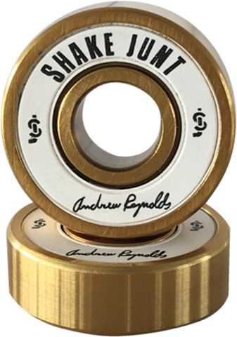 SHAKE JUNT REYNOLDS PRO BEARINGS WHT/GOLD single set