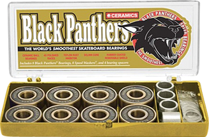 SHORTYS BLACK PANTHERS CERAMIC BEARINGS single set