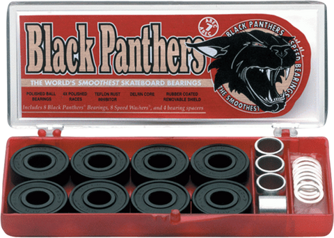 SHORTYS BLACK PANTHERS ABEC-7 single set