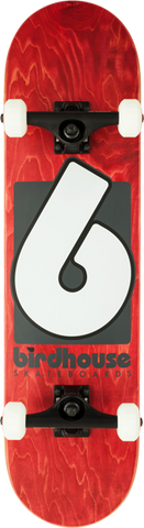 BIRDHOUSE HIGH-GRADE B LOGO COMPLETE-8.0 RED/BLK