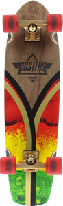 DUSTERS FLASHBACK CRUISER COMPLETE-31" RASTA FLAG