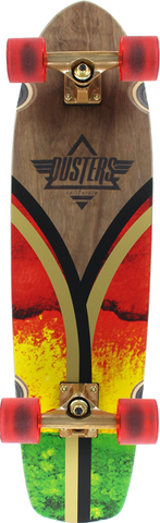 DUSTERS FLASHBACK CRUISER COMPLETE-31" RASTA FLAG