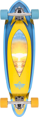 DUSTERS MINI FIN CRUISER COMPLETE-8.37x31" SUNSET