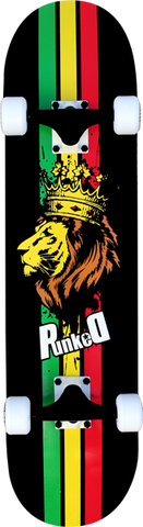 PUNKED DECKS RASTA LION COMPLETE -7.75 ppp