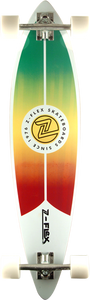 Z-FLEX PINTAIL COMPLETE-9x38 WHT/RASTA