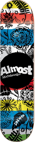 ALMOST SKATEBOARDS DAEWON PRIMAL PRINTS DECK-8.0 impact plus