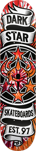 DARKSTAR CIVIL EMBOSS DECK-8.25 RED TIE DYE