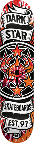 DARKSTAR CIVIL EMBOSS DECK-8.25 RED TIE DYE