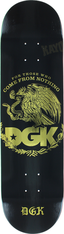 DGK FAMILIA DECK-8.25 BLK/GOLD