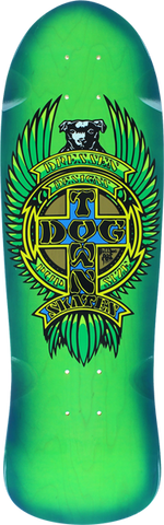 DOGTOWN DRESSEN MINI PUP DECK-8.5x29.25 TEAL/LIME