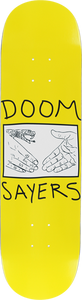 DOOM SAYERS SNAKE SHAKE DECK-8.08 YEL/WHT