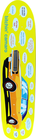 ENJOI BITCHIN 67 CAMARO DECK-7.75 YELLOW r7