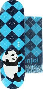 ENJOI SCARF PANDA DECK-8.25 BLU r7 W/FREE SCARF