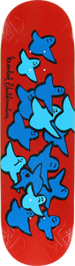 KROOKED BIRDS II DECK-8.62 RED/BLU slick