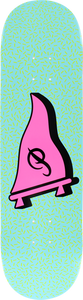 PRIMITIVE SKATEBOARD RETRO PENNANT DECK-7.62 TEAL/PINK