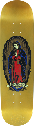 SANTA CRUZ JESSEE GUADALUPE DECK-8.12 BLK/GOLD reissue