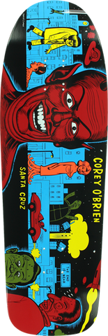 SC OBRIEN MUTANT CITY DECK-9.75x31.86 BLU reissue