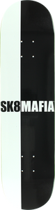 SK8MAFIA BLACK & WHITE DECK-7.75