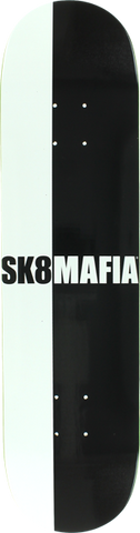 SK8MAFIA BLACK & WHITE DECK-7.75