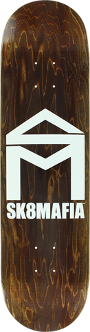 SK8MAFIA HOUSE LOGO STAINED DECK-8.25 ASST.STAIN