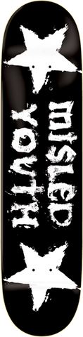 ZERO MISLEAD YOUTH DECK-8.37 BLK/WHT