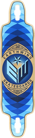 EARTHWING SUPERMODEL 38 8ply DT DECK-9.5x38.5 NAT/BLU