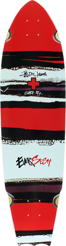 EVERSESH DOC STRIPED BATTY DECK-9.5x36