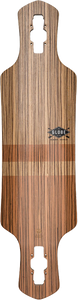 GLOBE GEMINON 35 DECK-9x35 ZEBRAWOOD/CHOCOLATE