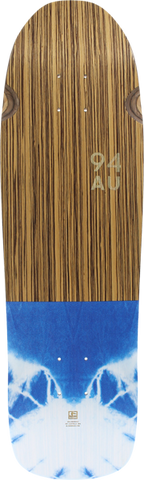 GLOBE HALF DIP DECK-9x31.25 ZEBRAWOOD/INDIGO